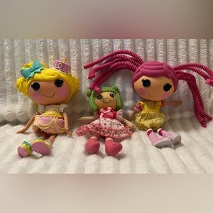 Set of 3 Lalaloopsy Dolls